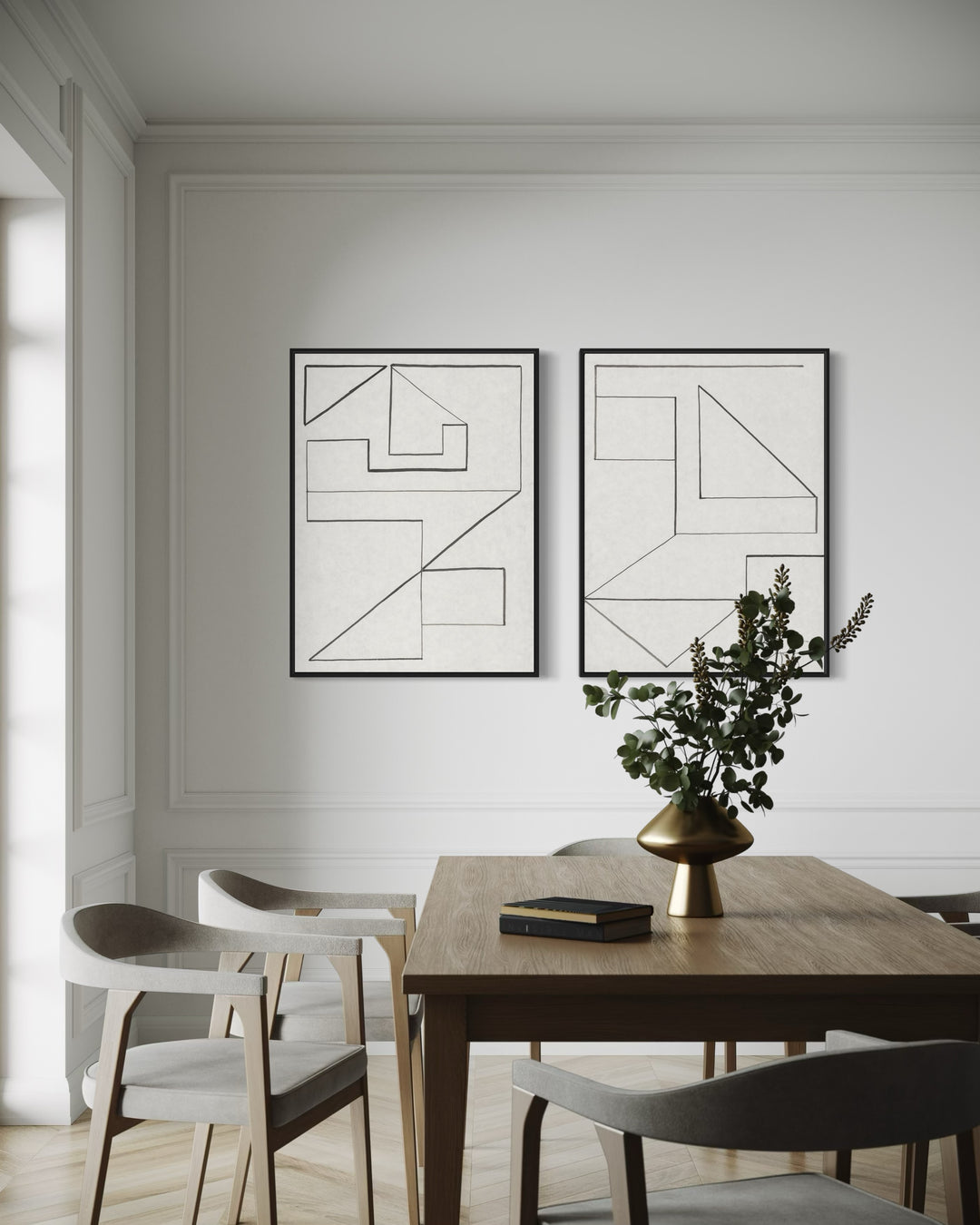Angular Encounter Set 30"x40"