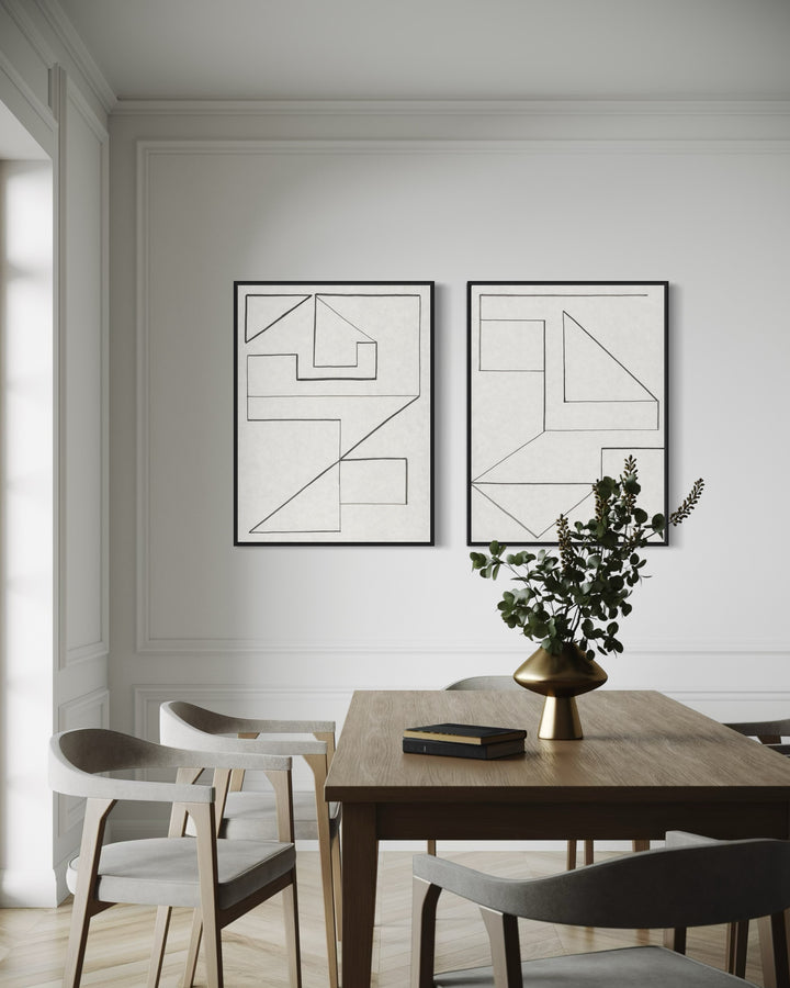 Angular Encounter Set 30"x40"