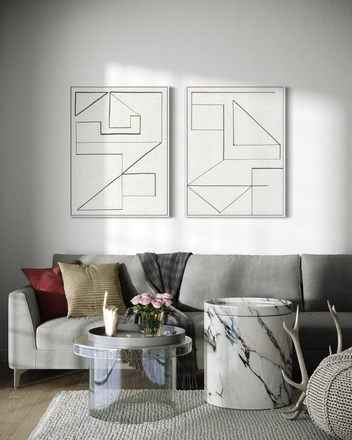 Angular Encounter Set 30"x40"