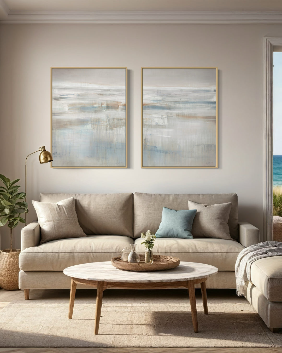 Tranquil Sea Set 30"x40"
