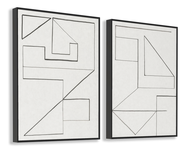 Angular Encounter Set 30"x40"