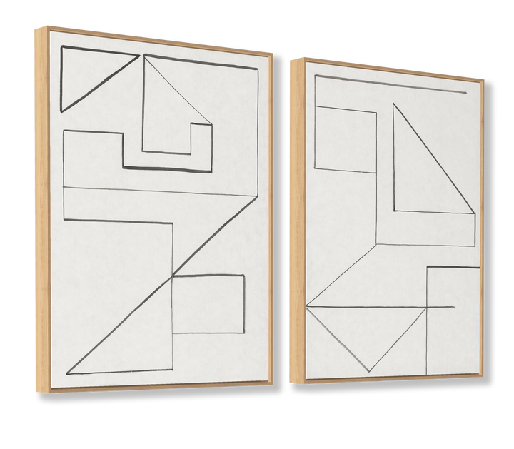 Angular Encounter Set 30"x40"