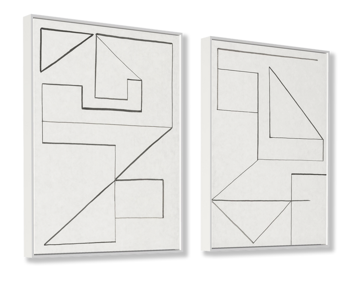 Angular Encounter Set 30"x40"