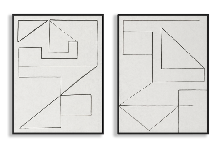 Angular Encounter Set 30"x40"