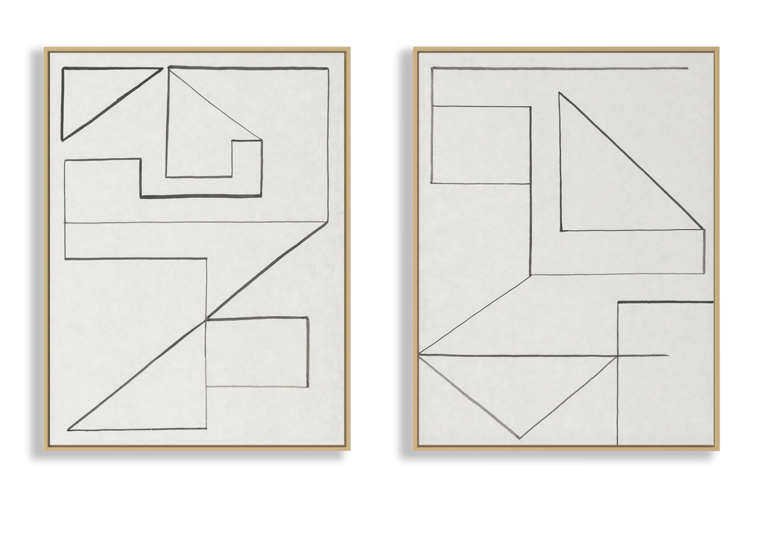 Angular Encounter Set 30"x40"
