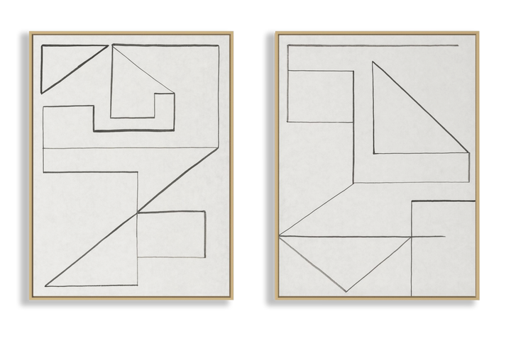 Angular Encounter Set 30"x40"