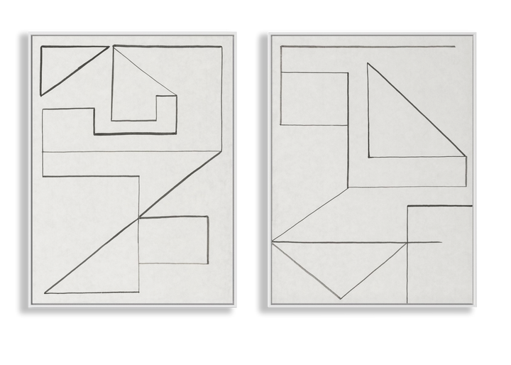Angular Encounter Set 30"x40"